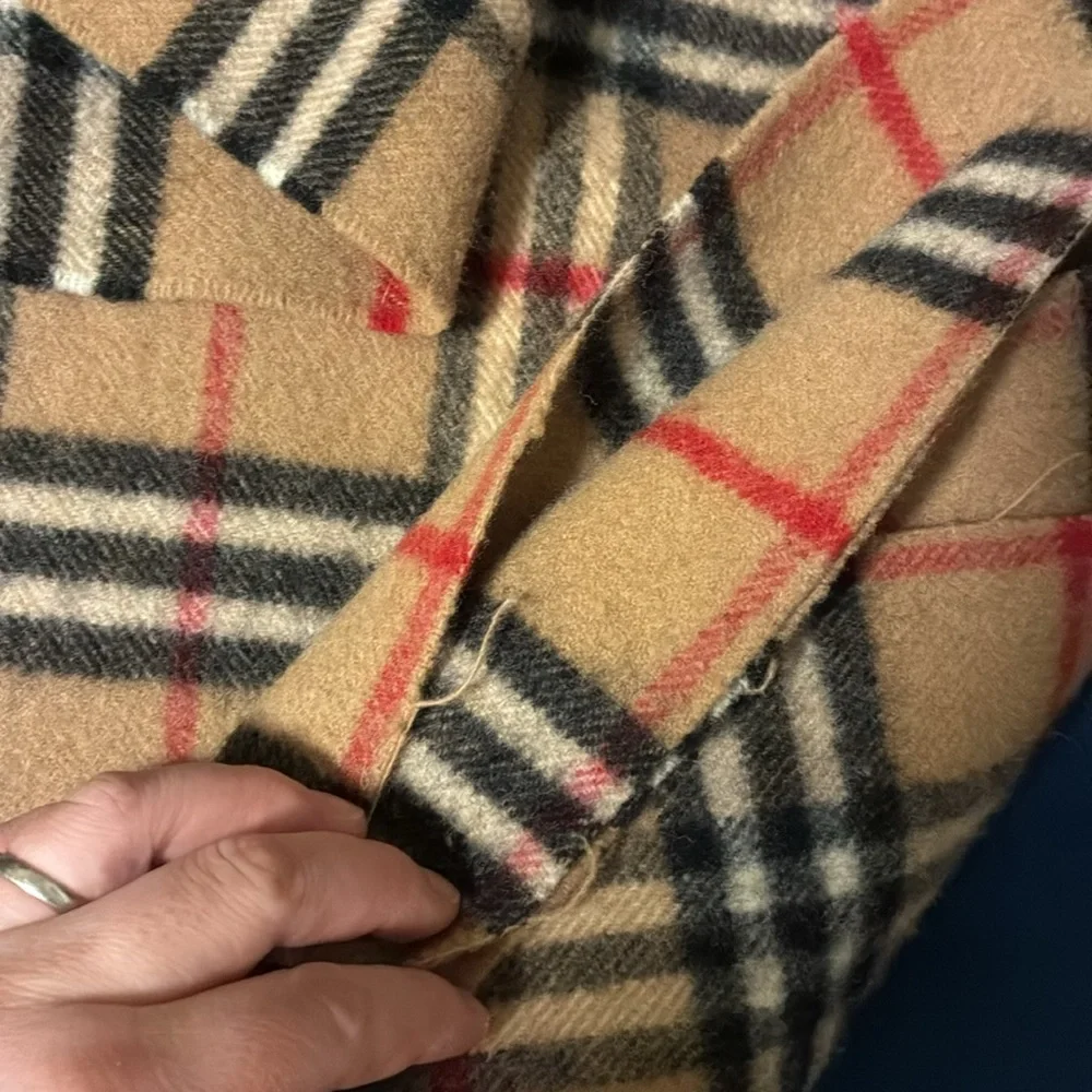 BURBERRY vintage  NOVA CHECK lambwool  SCARF